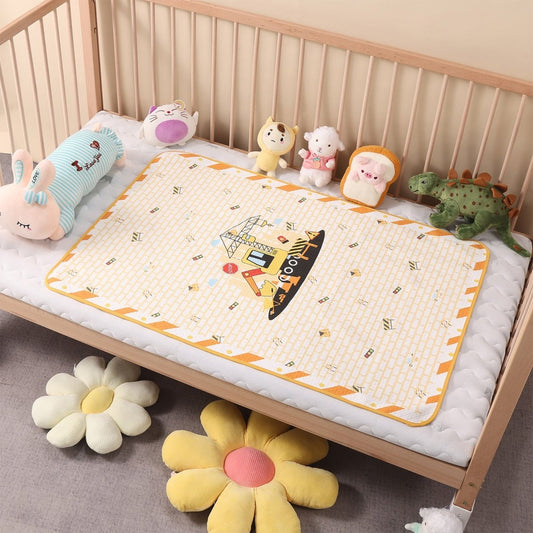 Landofgenie Adult Diaper Changing Pad 30 x 45.5 inches - Excavator - landofgenie