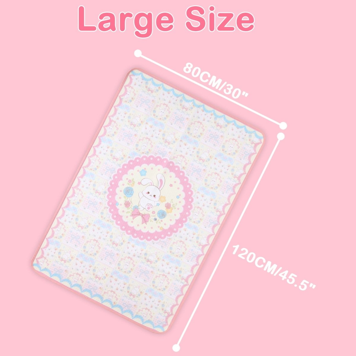 Landofgenie Adult Diaper Changing Pad 30 x 45.5 inches - Little Rabbit - landofgenie