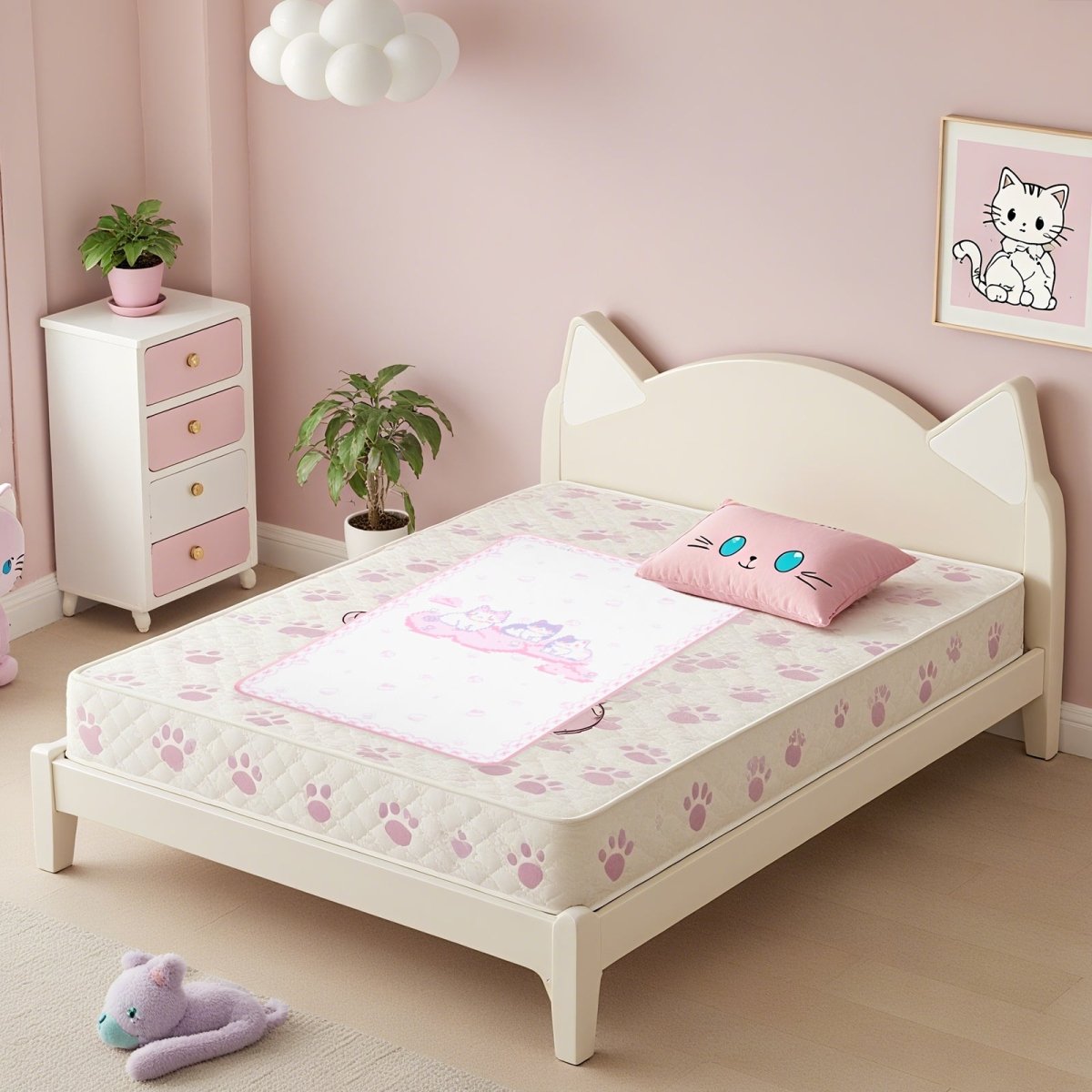 Landofgenie Adult Diaper Changing Pad 30 x 45.5 inches - Pixel Cat - landofgenie