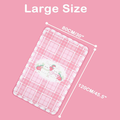 Landofgenie Adult Diaper Changing Pad 30 x 45.5 inches - Plaid rabbit - landofgenie