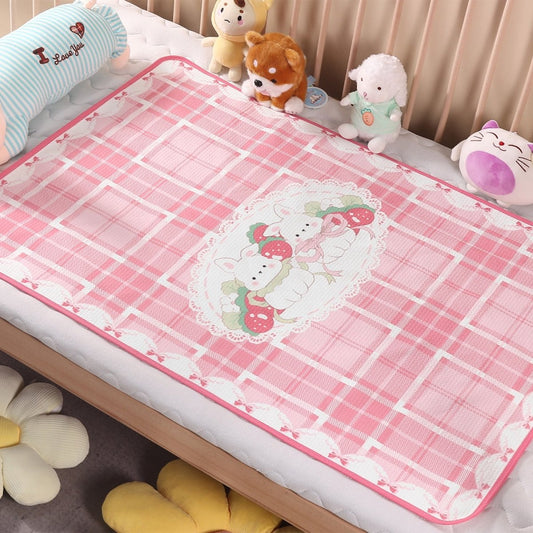 Landofgenie Adult Diaper Changing Pad 30 x 45.5 inches-Plaid rabbit - landofgenie