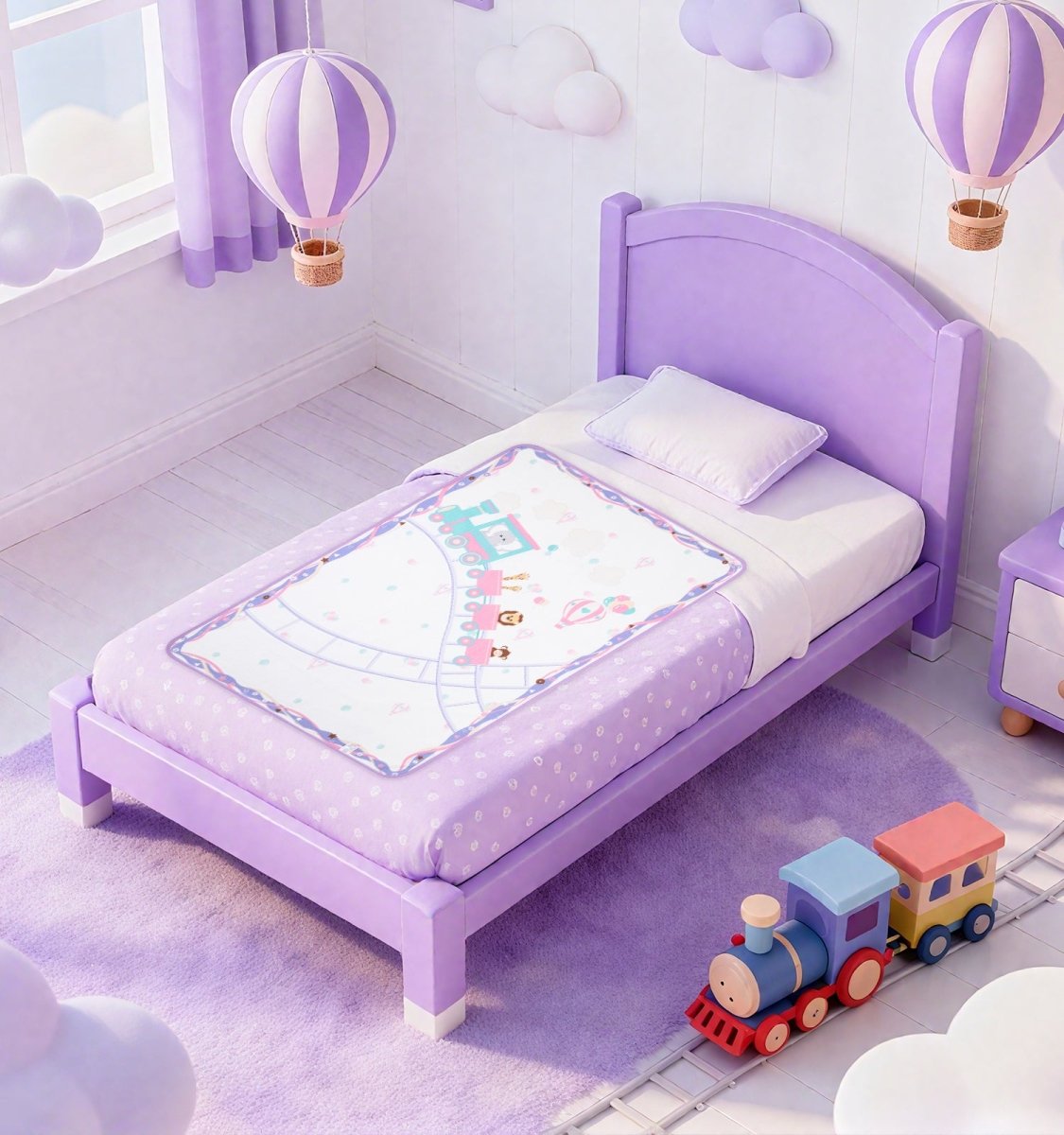 Landofgenie Adult Diaper Changing Pad 30 x 45.5 inches - Roller Coaster - landofgenie