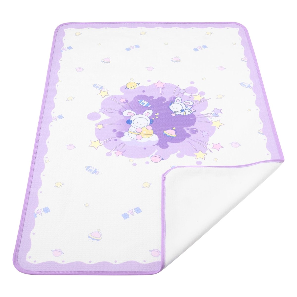 Landofgenie Adult Diaper Changing Pad 30 x 45.5 inches - Space Rabbit - landofgenie