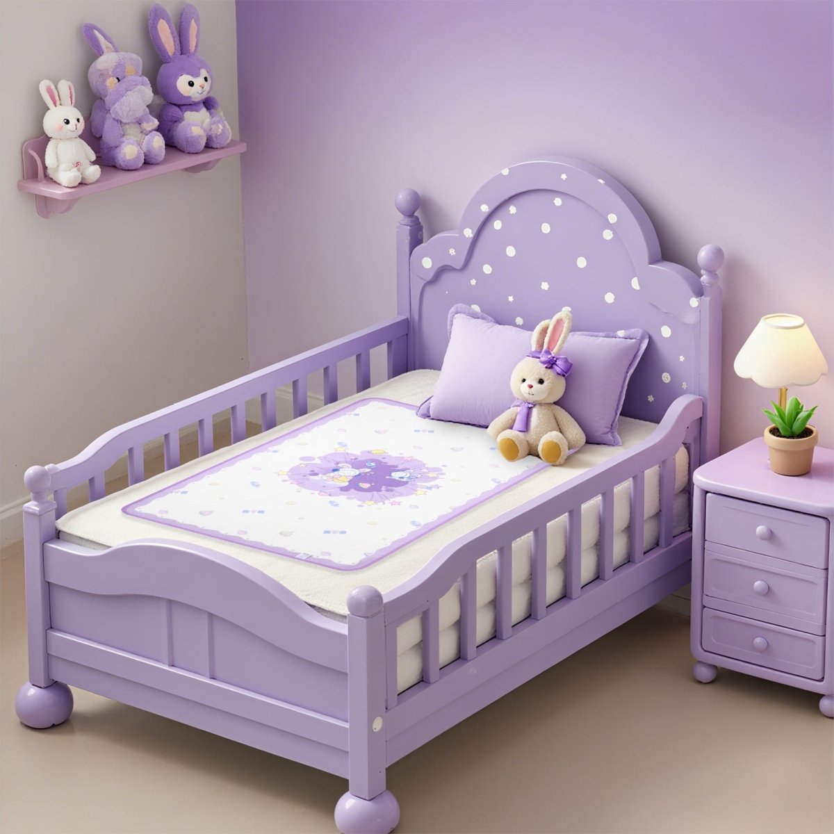 Landofgenie Adult Diaper Changing Pad 30 x 45.5 inches - Space Rabbit - landofgenie