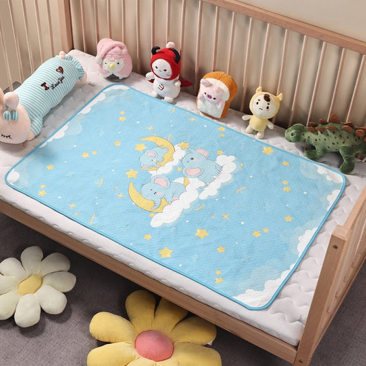 Landofgenie Adult Diaper Changing Pad 30 x 45.5 inches - Starry Sky Elephant - landofgenie
