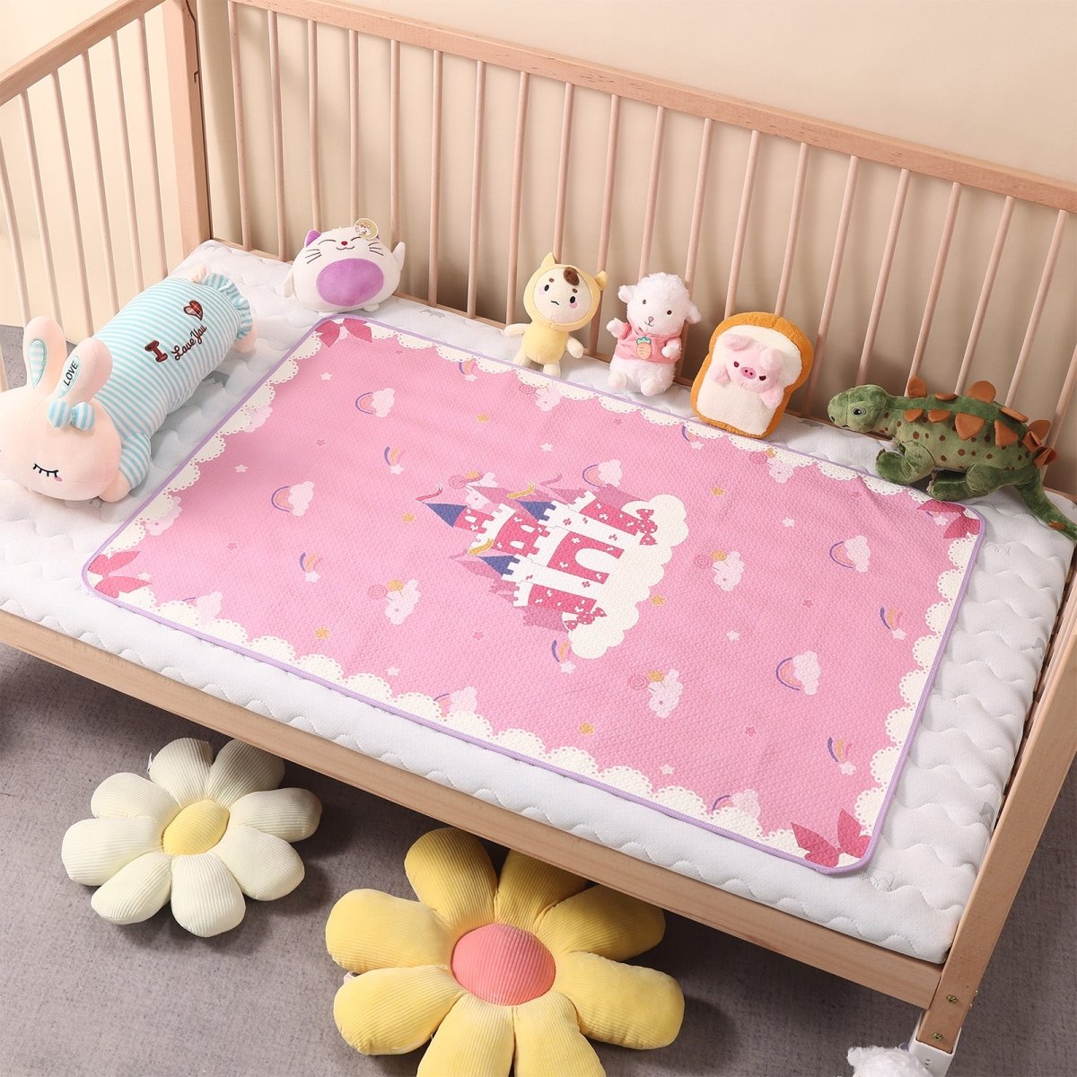 Landofgenie Adult Diaper Changing Pad 30 x 45.5inches - Candy Castle - landofgenie