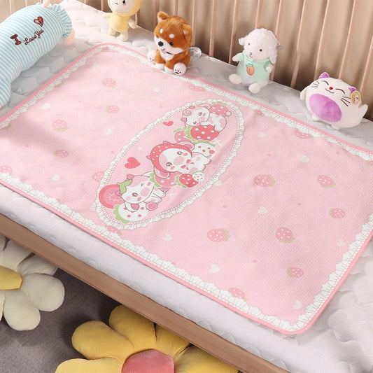 Landofgenie Adult Diaper Changing Pad 30 x 45.5inches- Strawberry Cow - landofgenie