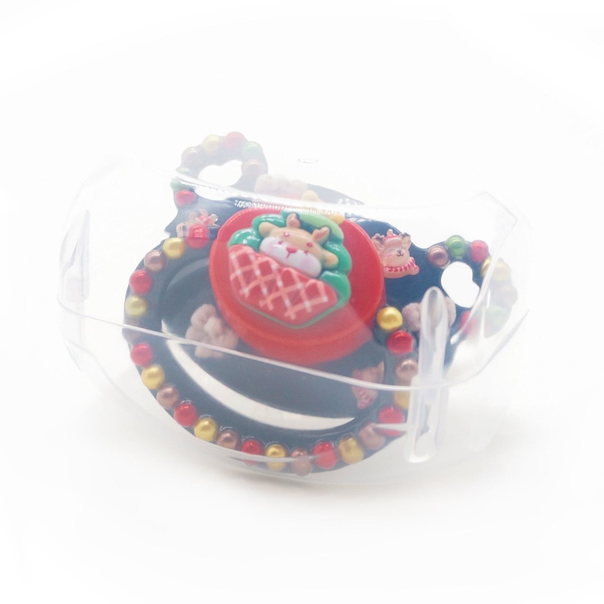 Landofgenie Adult Fashion Christmas Pacifier - Black - landofgenie