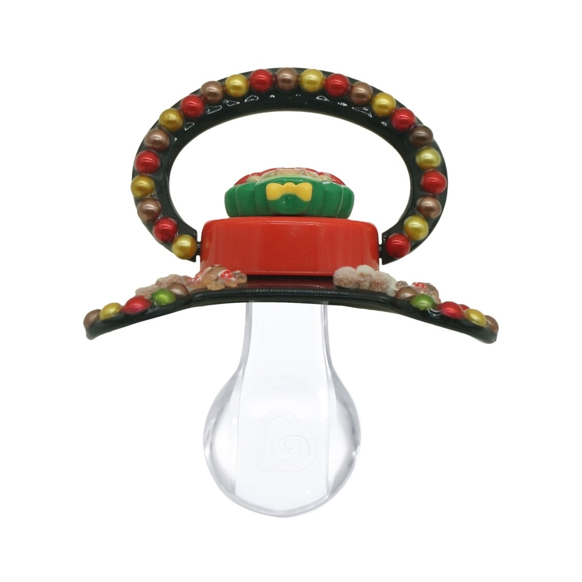 Landofgenie Adult Fashion Christmas Pacifier - Black - landofgenie