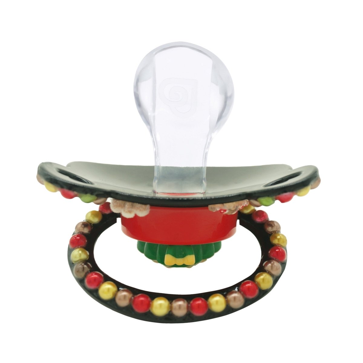 Landofgenie Adult Fashion Christmas Pacifier - Black - landofgenie