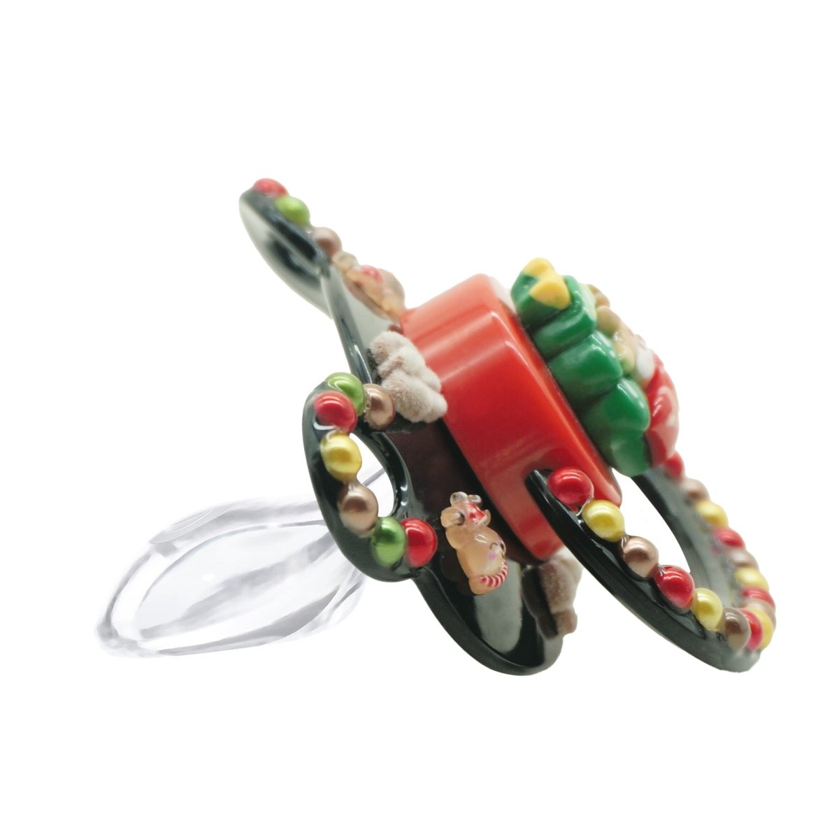 Landofgenie Adult Fashion Christmas Pacifier - Black - landofgenie