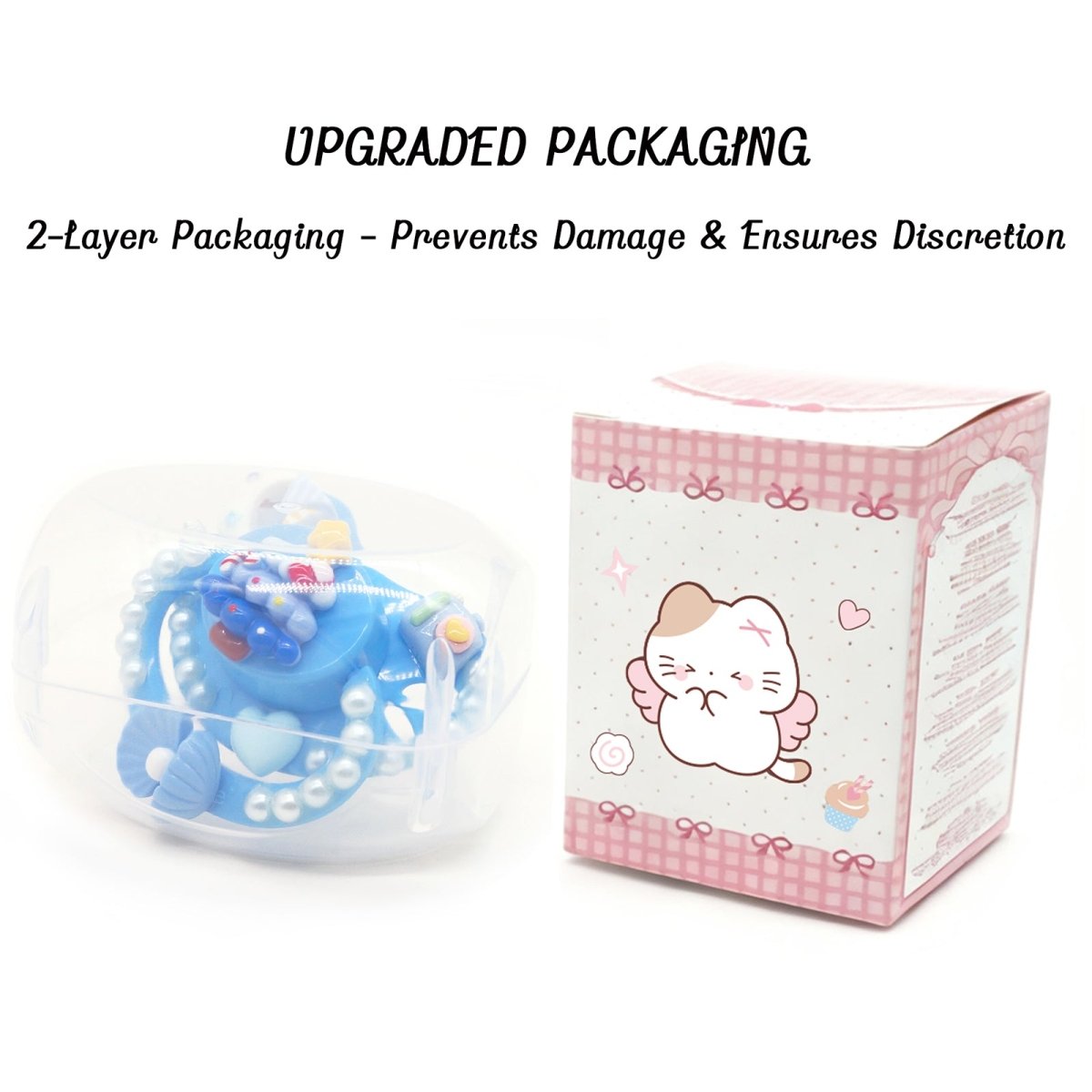 Landofgenie Adult Fashion Christmas Pacifier - Blue - landofgenie