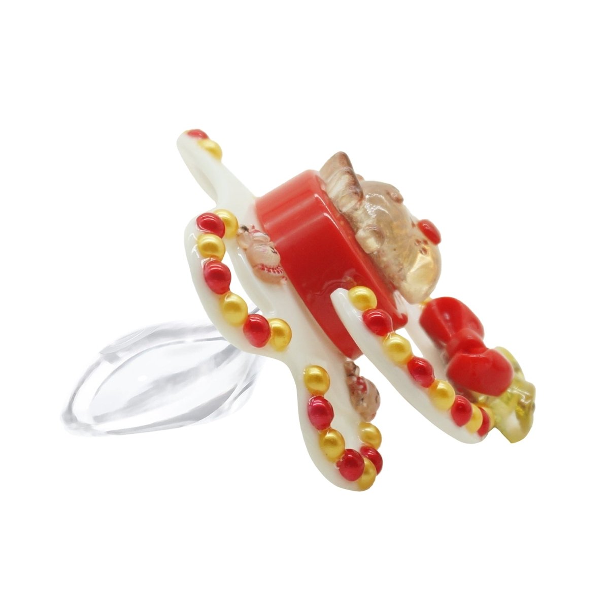 Landofgenie Adult Fashion Christmas Pacifier - White - landofgenie