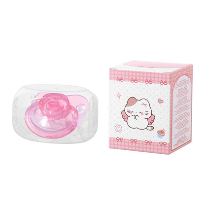 Landofgenie Adult Sized Gloss Pacifier - Pink & Blue Butterfly Paci - landofgenie