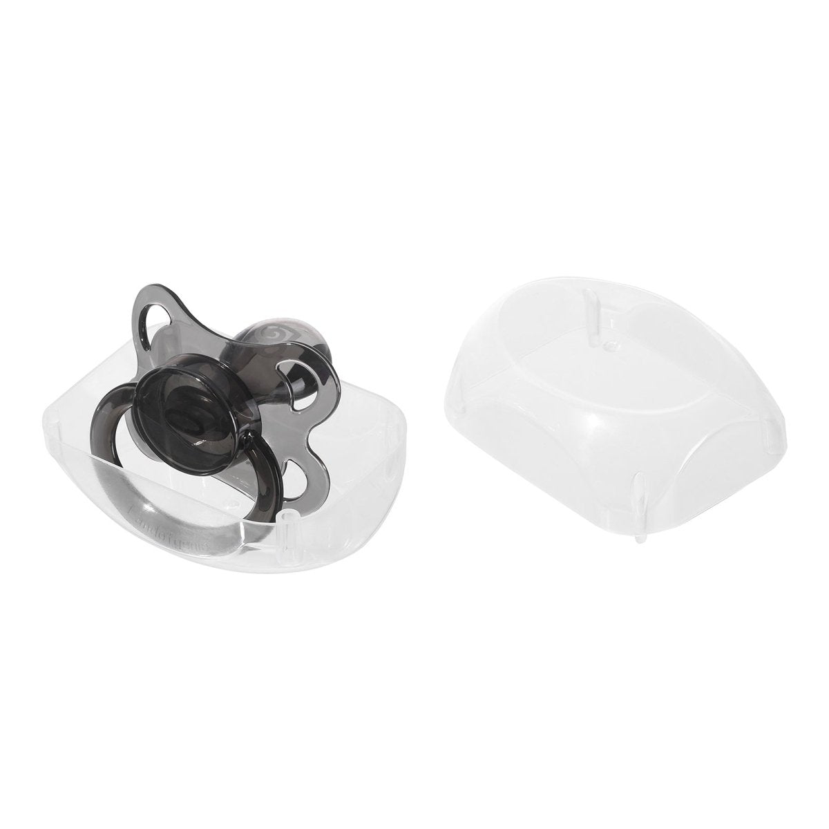 Landofgenie Adult Sized Gloss Pacifier - White & Black Moon Paci - landofgenie