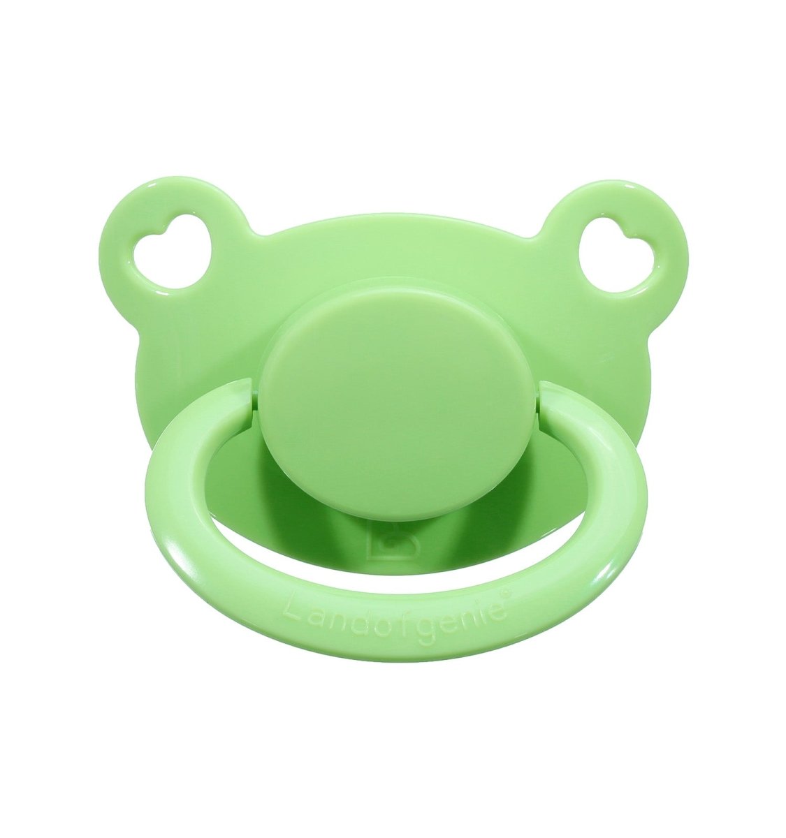 Landofgenie Adult Sized Pacifier - Bone Paci-Bear Green – landofgenie