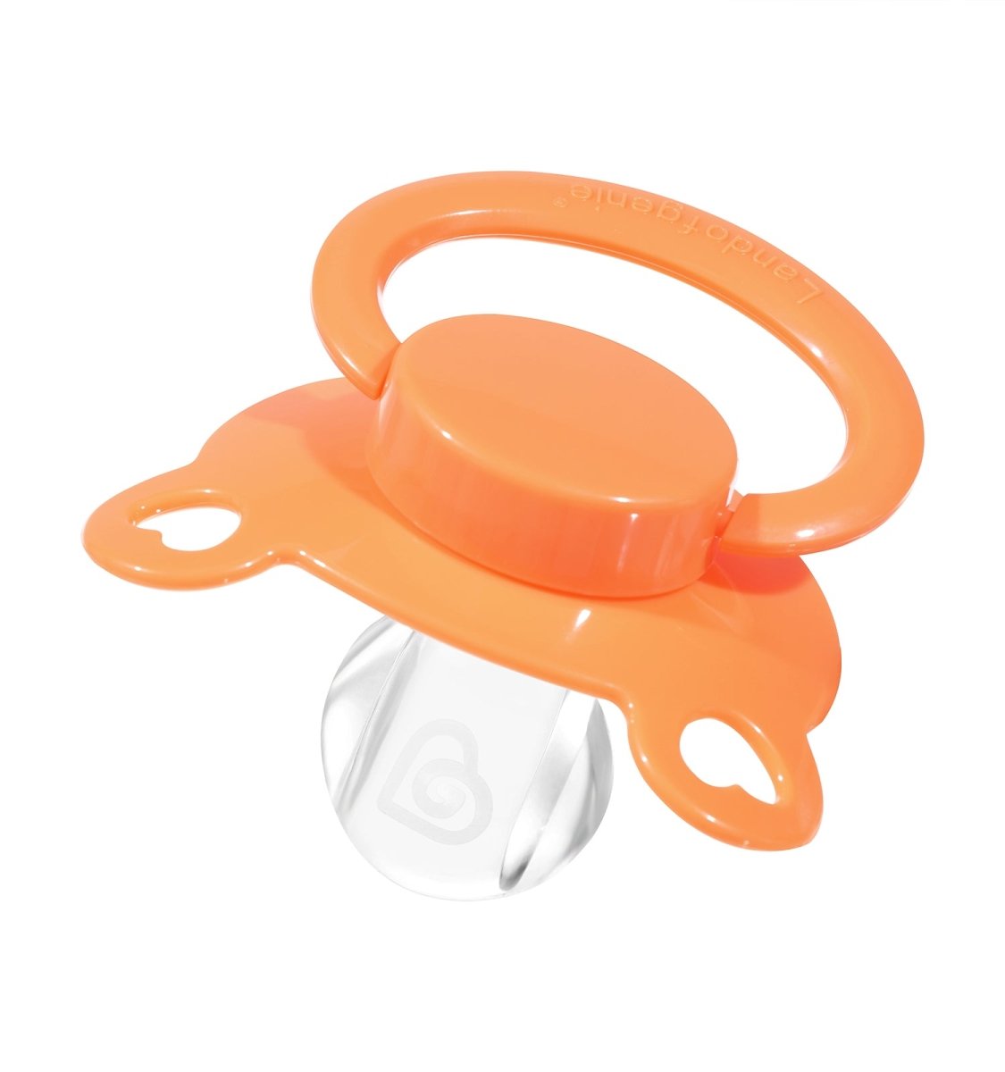Landofgenie Adult Sized Pacifier - Bone Paci-Bear Orange - landofgenie