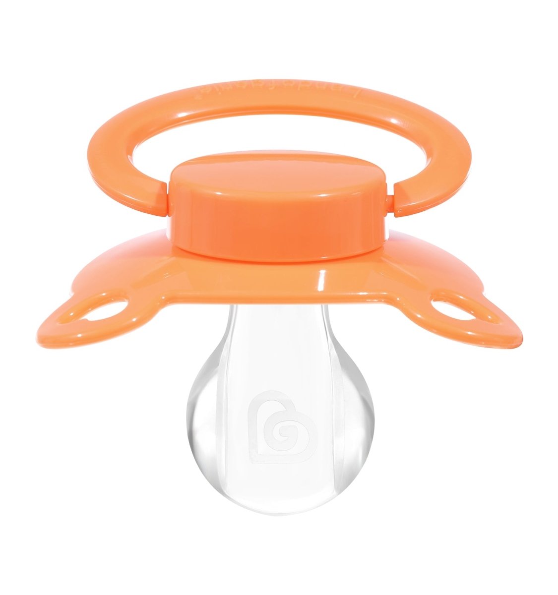 Landofgenie Adult Sized Pacifier - Bone Paci-Bear Orange - landofgenie