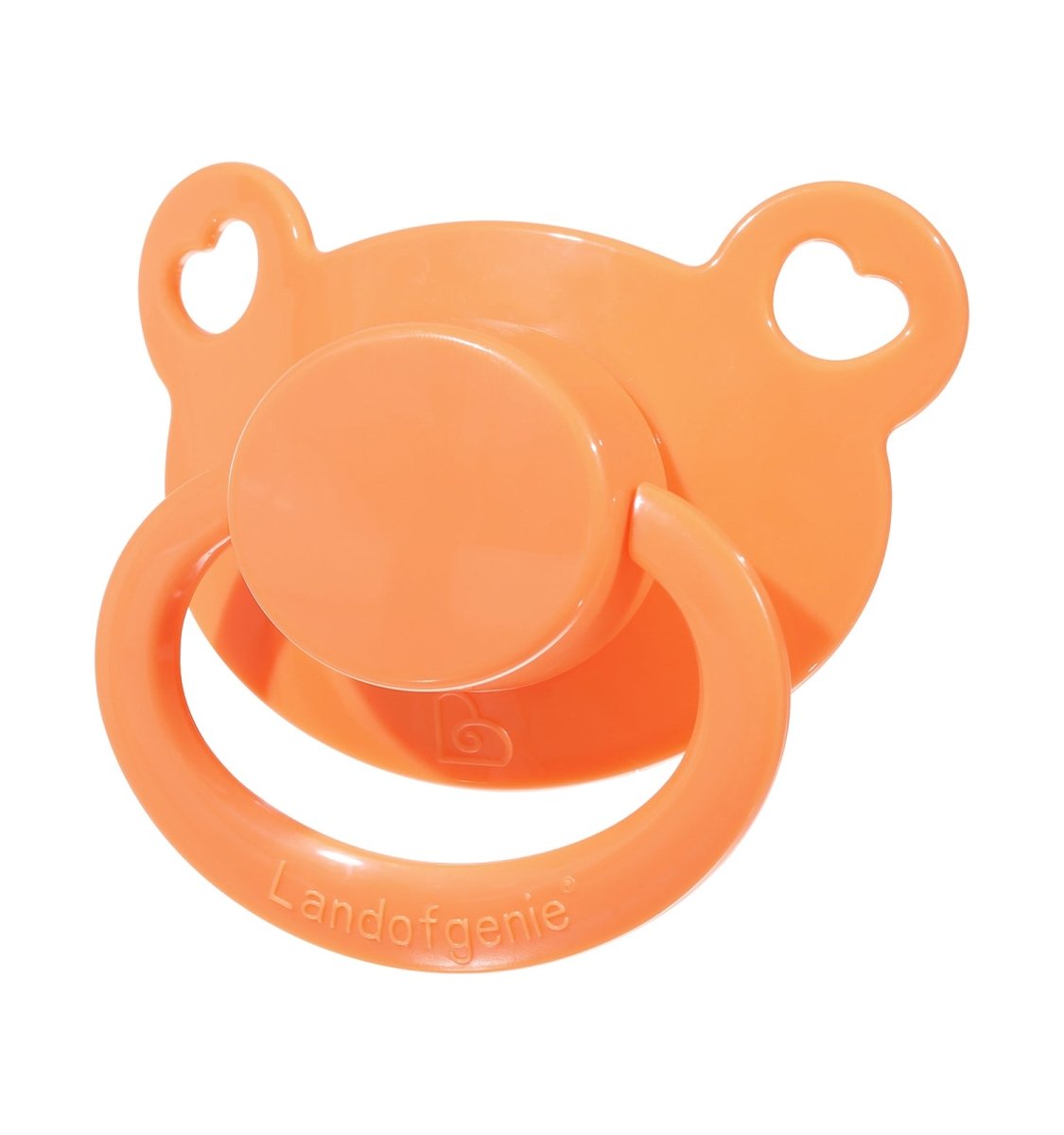 Landofgenie Adult Sized Pacifier - Bone Paci-Bear Orange - landofgenie