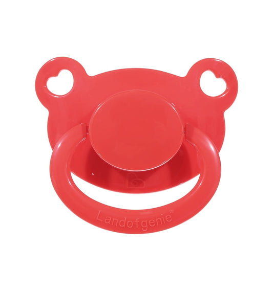 Landofgenie Adult Sized Pacifier - Bone Paci - Bear Red - landofgenie