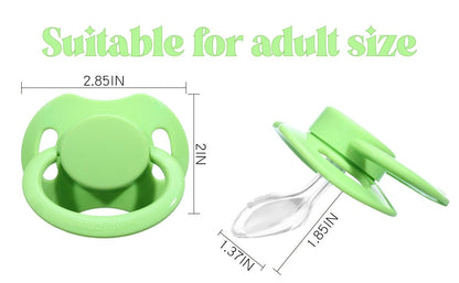 Landofgenie Adult Sized Pacifier - Bone Paci-Bone Green - landofgenie