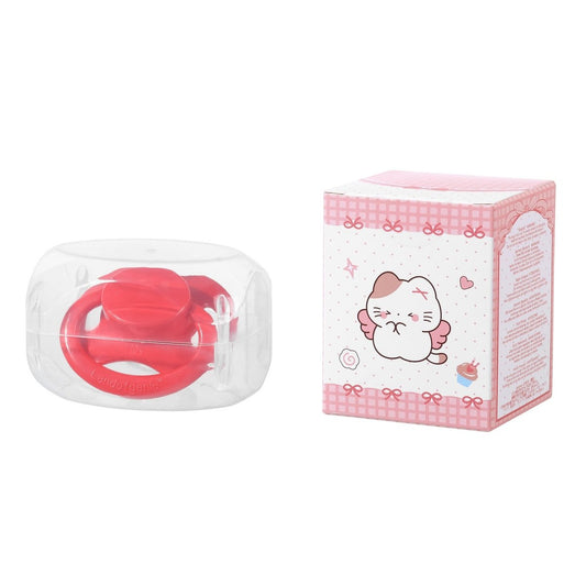 Landofgenie Adult Sized Pacifier - Bone Paci - Bone Red - landofgenie