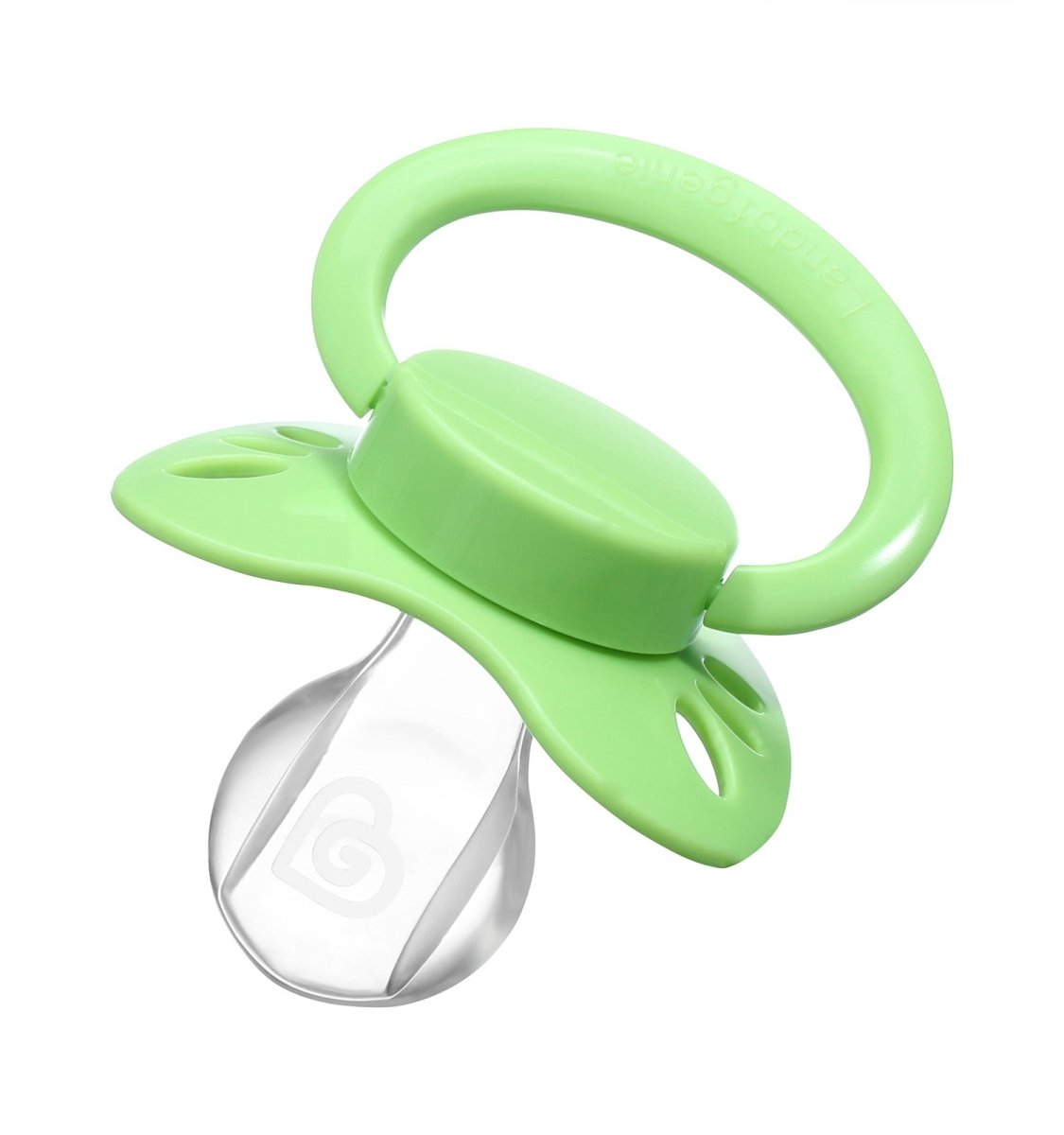 Regular Green Pacifier Landofgenie Adult Sized Pacifier - Bone Paci-Butterfly Green – landofgenie