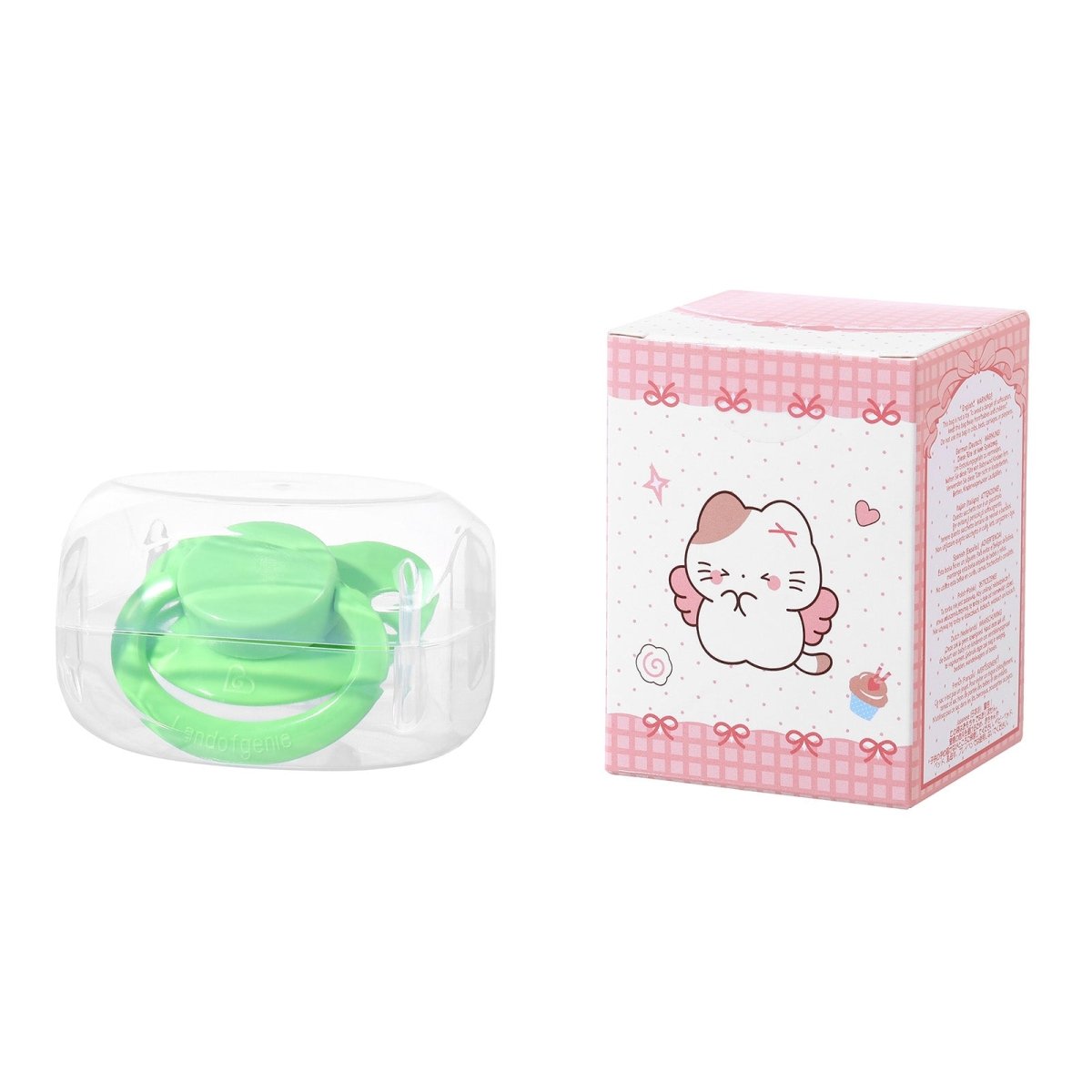 Landofgenie Adult Sized Pacifier - Bone Paci - Butterfly Green - landofgenie