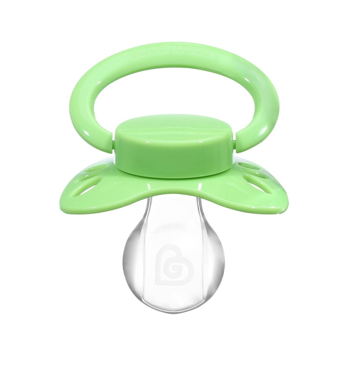 Landofgenie Adult Sized Pacifier - Bone Paci-Butterfly Green - landofgenie