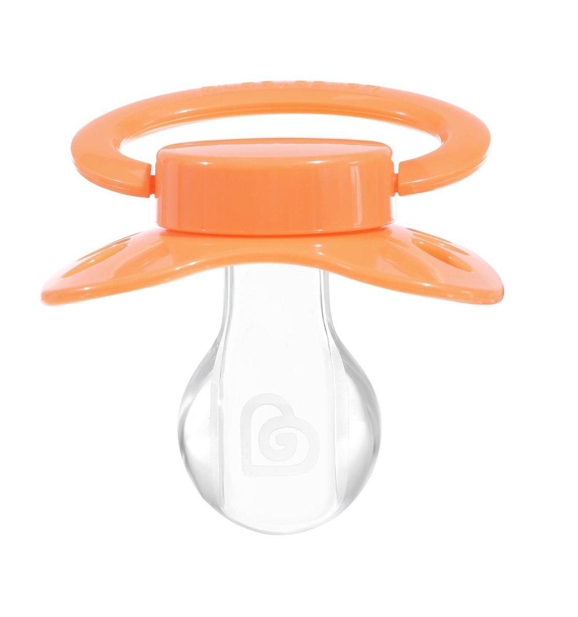 Landofgenie Adult Sized Pacifier - Bone Paci-Butterfly Orange - landofgenie