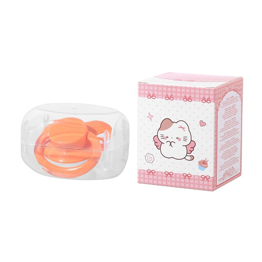 Landofgenie Adult Sized Pacifier - Bone Paci - Butterfly Orange - landofgenie