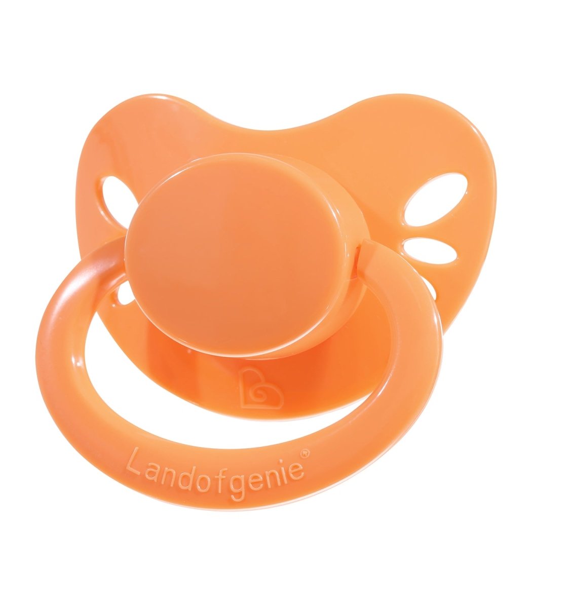 Landofgenie Adult Sized Pacifier - Bone Paci-Butterfly Orange - landofgenie