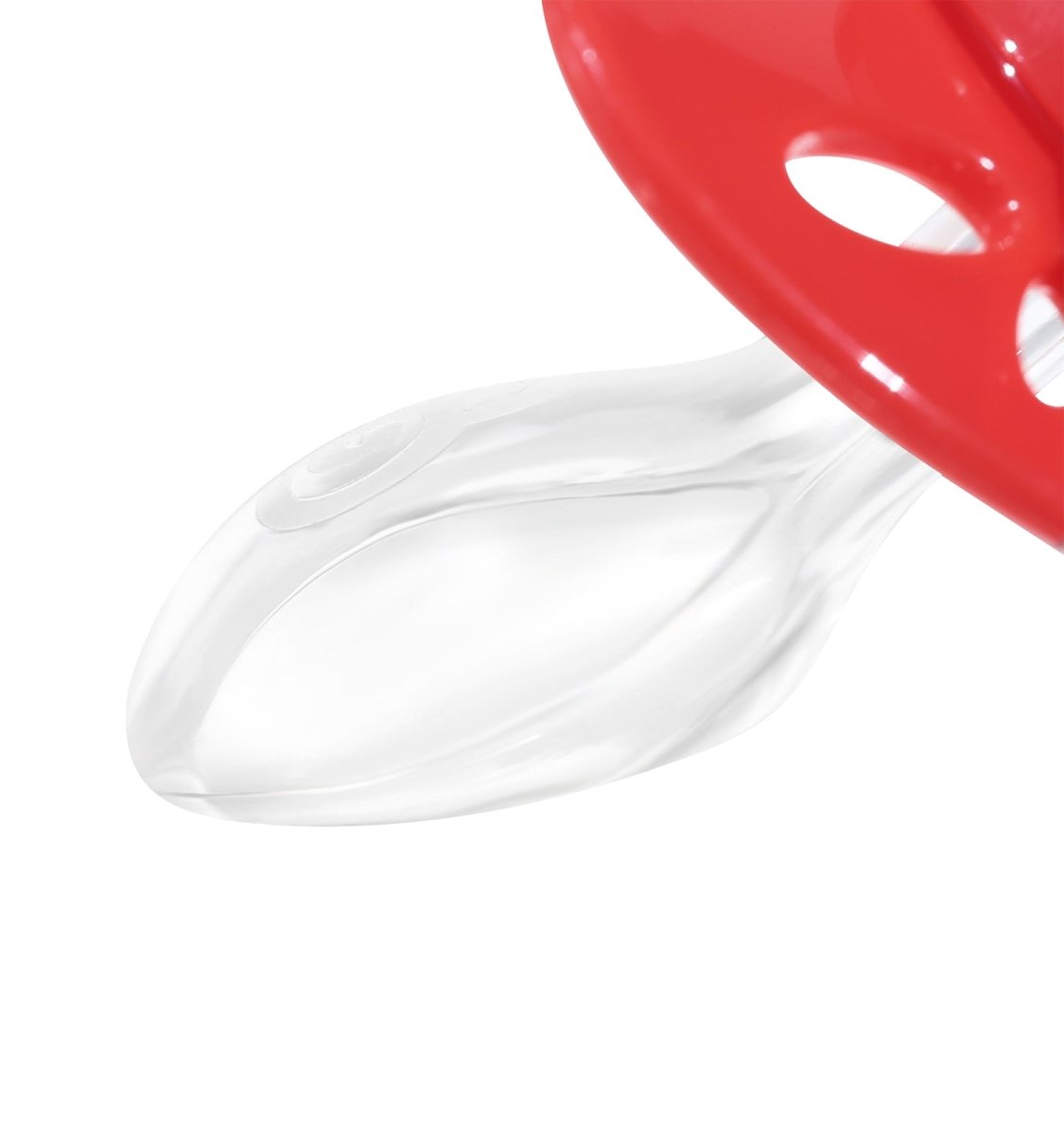 Landofgenie Adult Sized Pacifier - Bone Paci-Butterfly Red - landofgenie