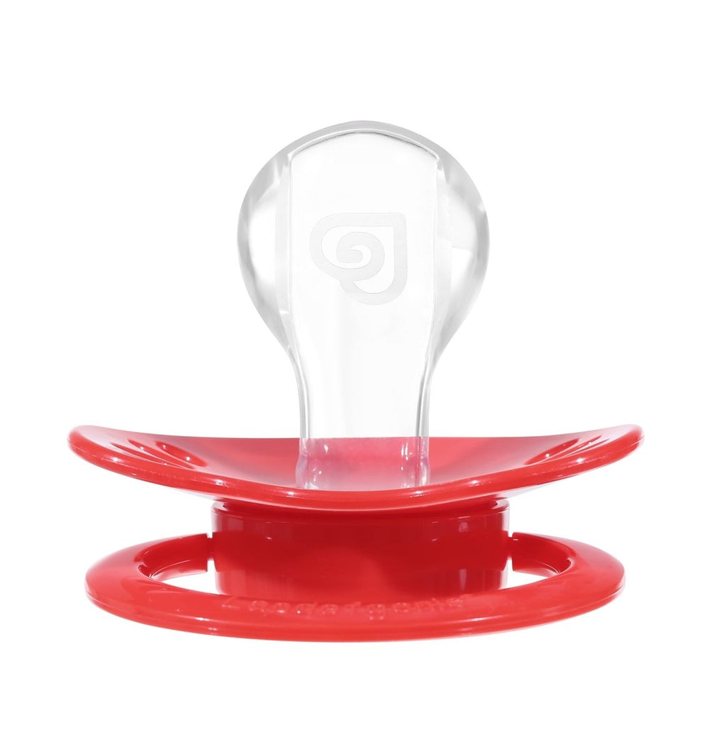 Land Pacifier Landofgenie Adult Sized Pacifier - Bone Paci-Butterfly Red – landofgenie