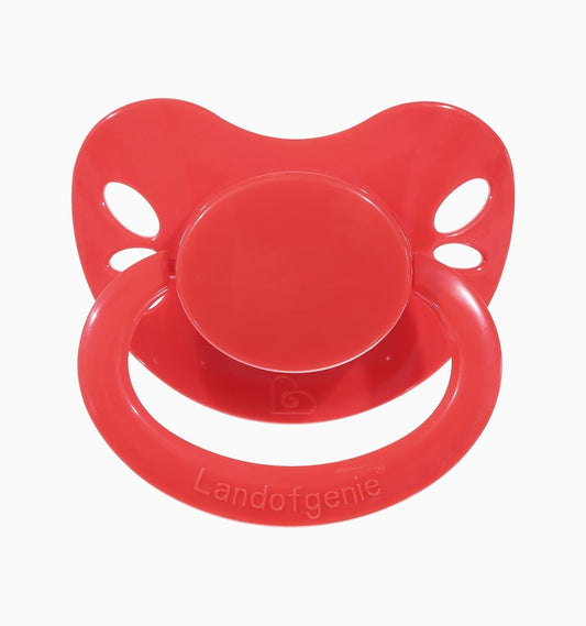 Landofgenie Adult Sized Pacifier - Bone Paci - Butterfly Red - landofgenie