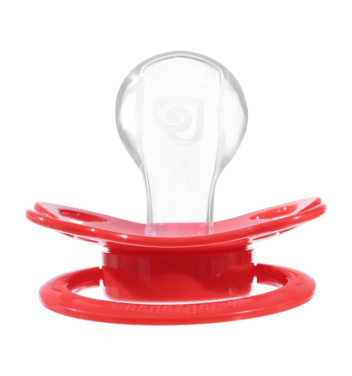Landofgenie Adult Sized Pacifier - Bone Paci-Moon Red - landofgenie
