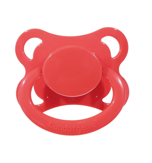 Landofgenie Adult Sized Pacifier - Bone Paci - Moon Red - landofgenie