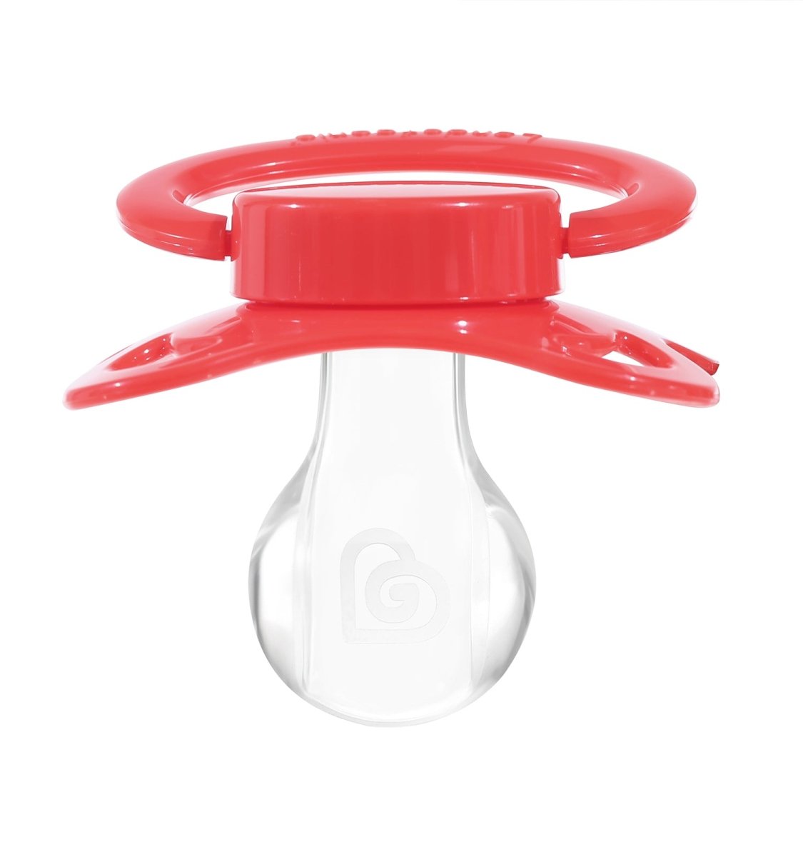 Landofgenie Adult Sized Pacifier - Bone Paci-Moon Red - landofgenie