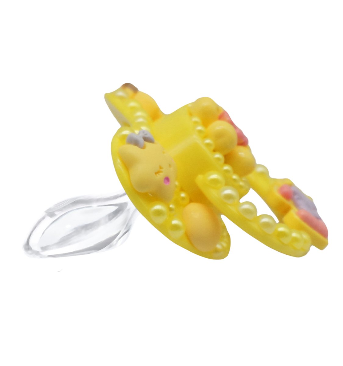 Landofgenie Adult Sized Pacifier - Love Yellow DIY Paci - landofgenie