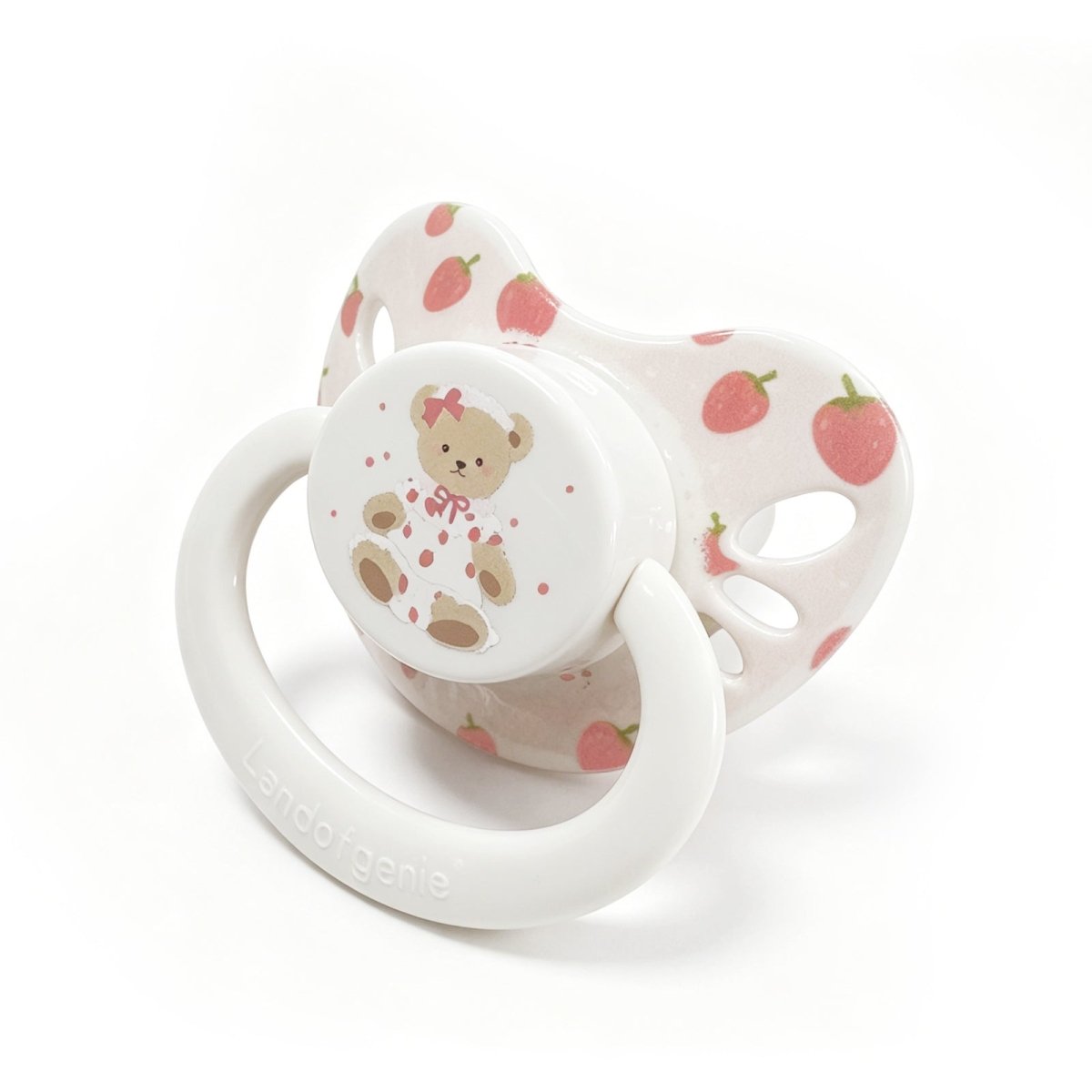 Landofgenie Adult Sized Pacifier - Strawberry Bear - landofgenie