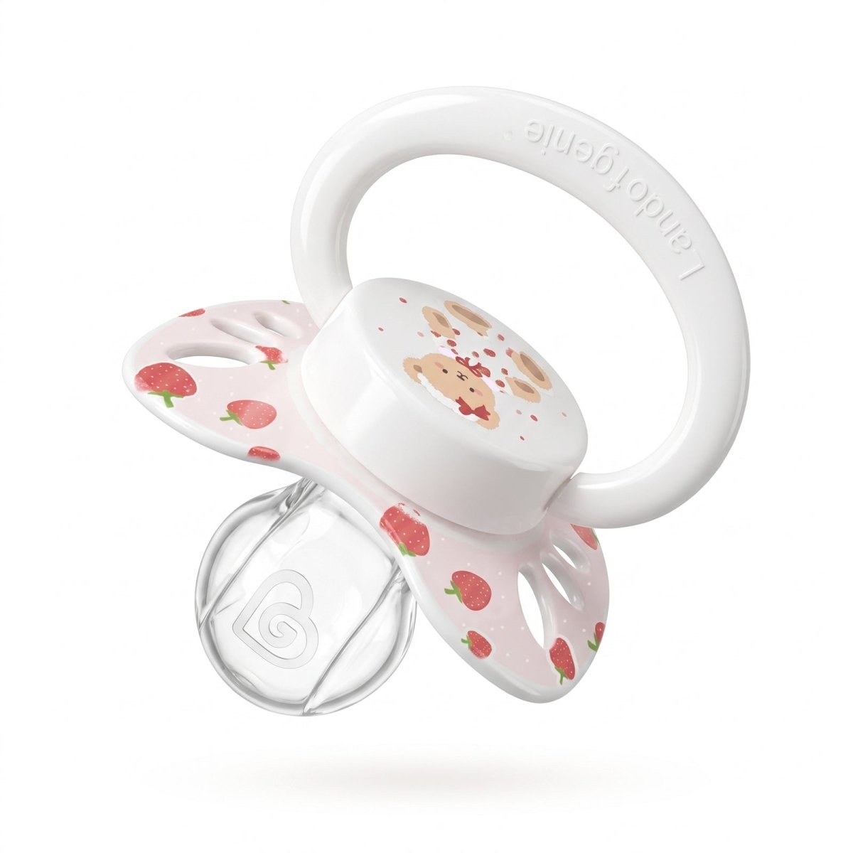 Landofgenie Adult Sized Pacifier - Strawberry Bear - landofgenie