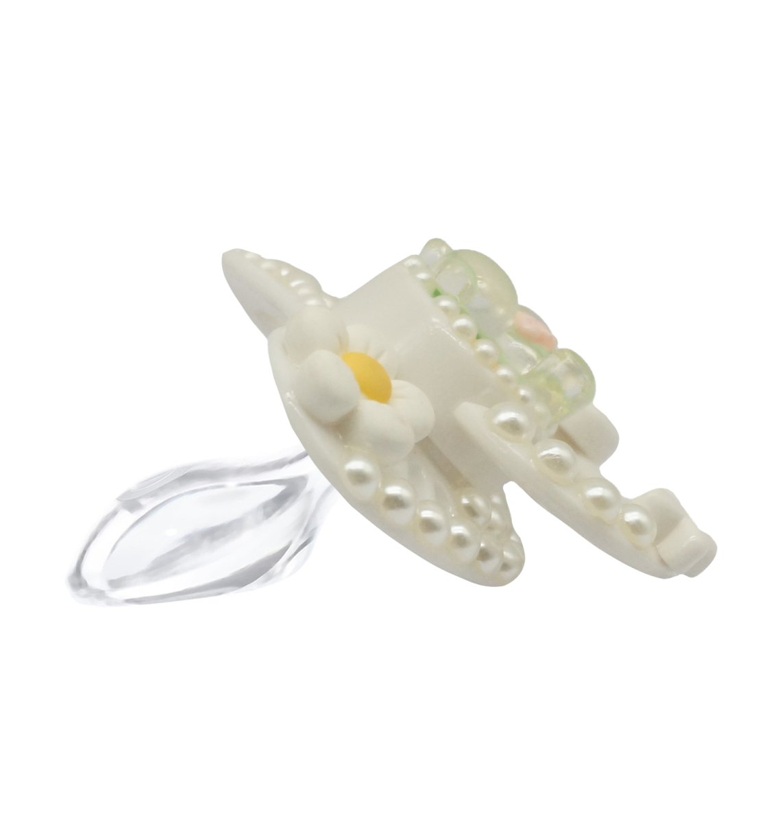 Land Pacifier Landofgenie Adult Sized Pacifier - White DIY Paci – landofgenie