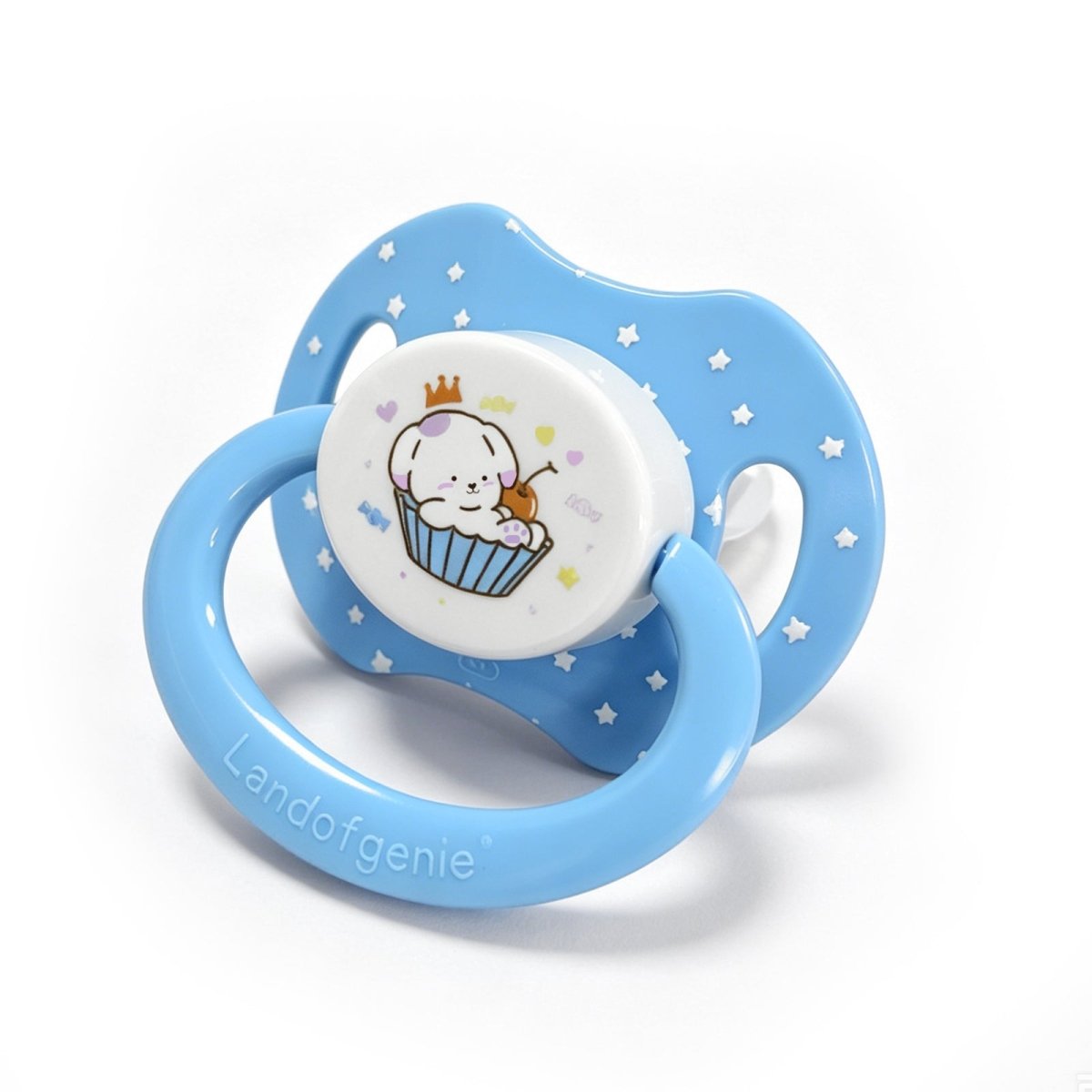 Landofgenie Adult Sized Print Pacifier - Cake Puppies - landofgenie