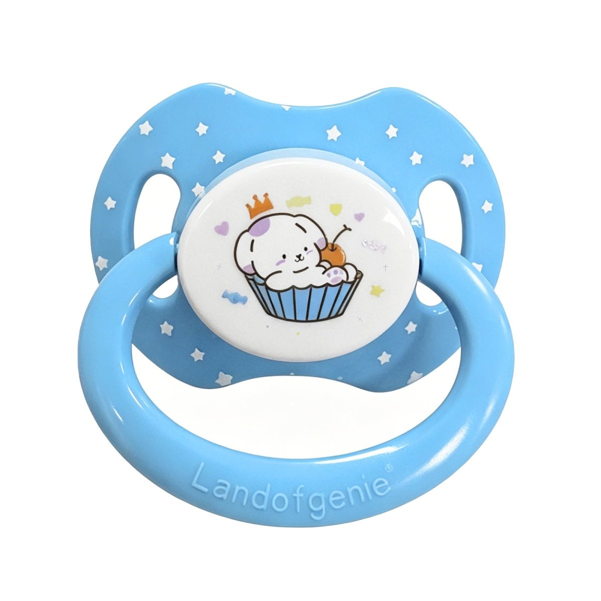Landofgenie Adult Sized Print Pacifier - Cake Puppies - landofgenie