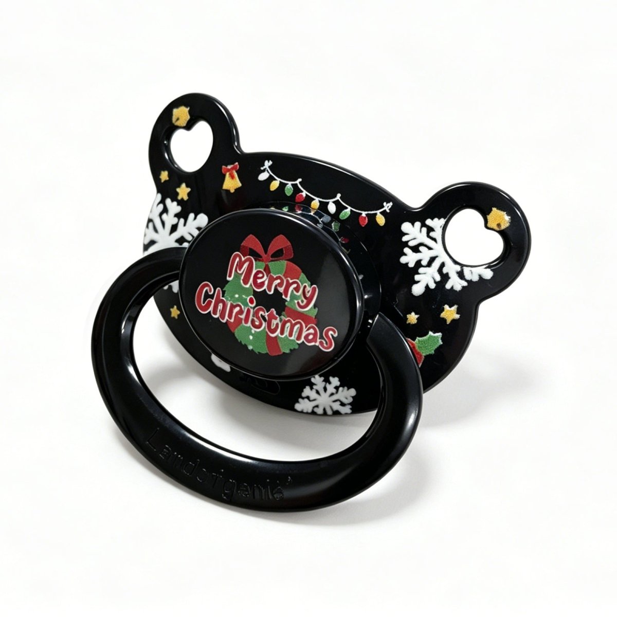 Landofgenie Adult Sized Print Pacifier - Christmas - landofgenie