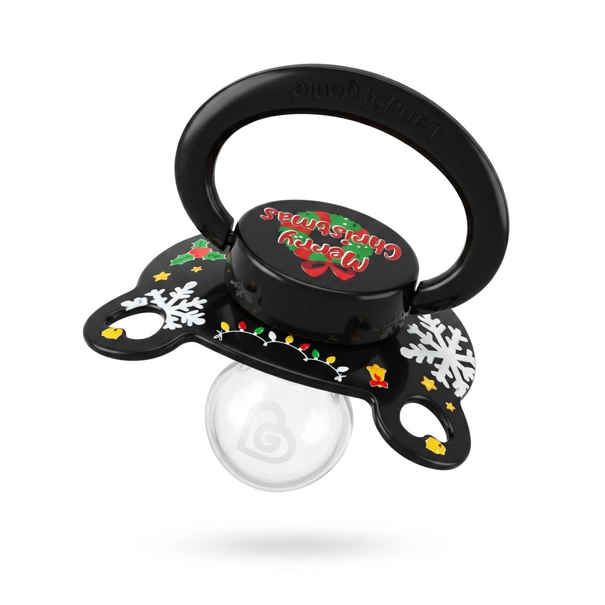 Landofgenie Adult Sized Print Pacifier - Christmas - landofgenie