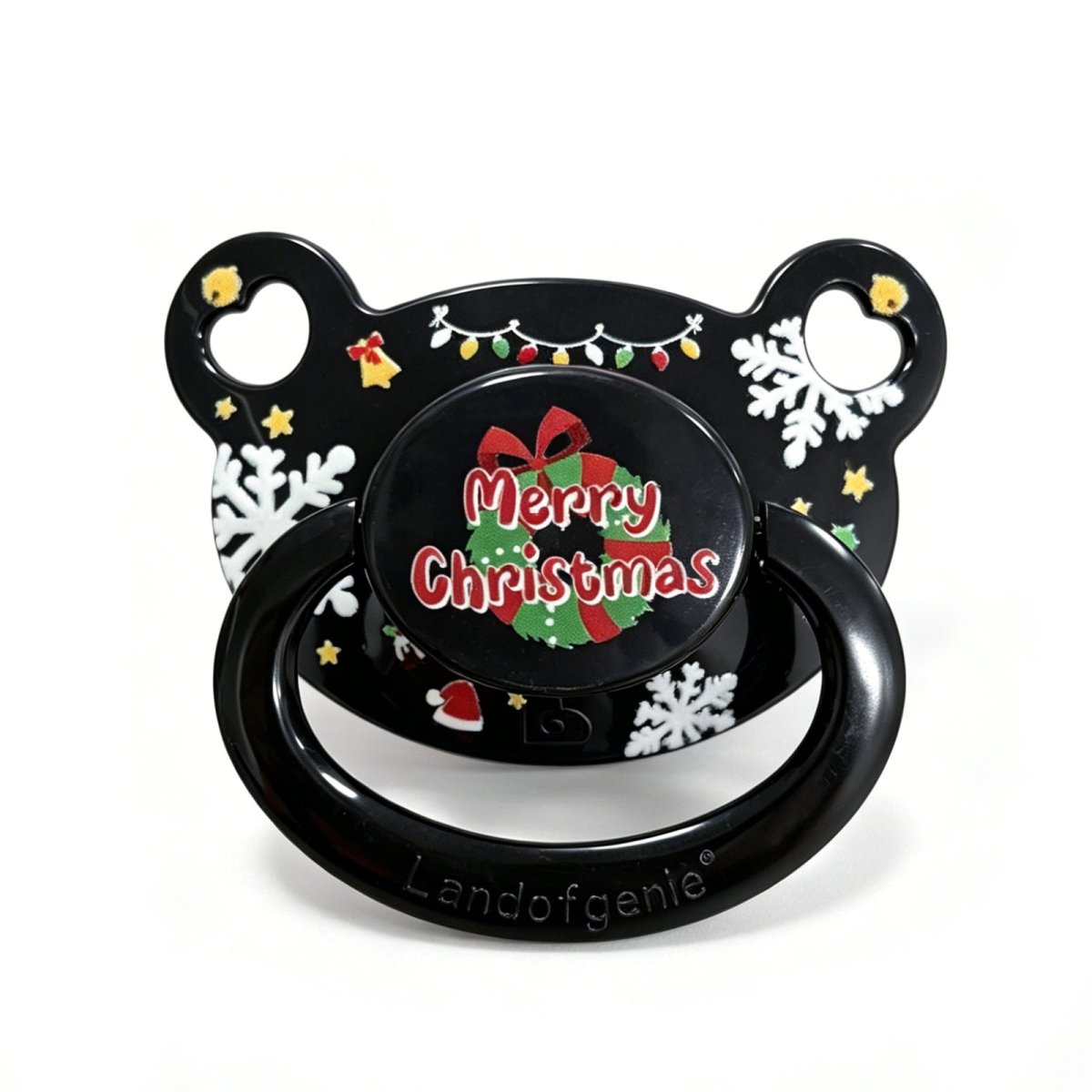 Landofgenie Adult Sized Print Pacifier - Christmas - landofgenie