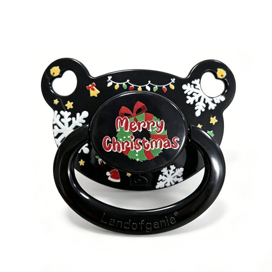 Landofgenie Adult Sized Print Pacifier - Christmas - landofgenie