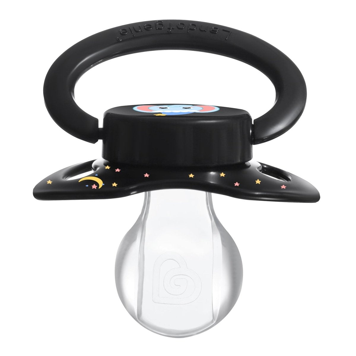 Landofgenie Adult Sized Print Pacifier - Elephant&BRAT Paci - landofgenie