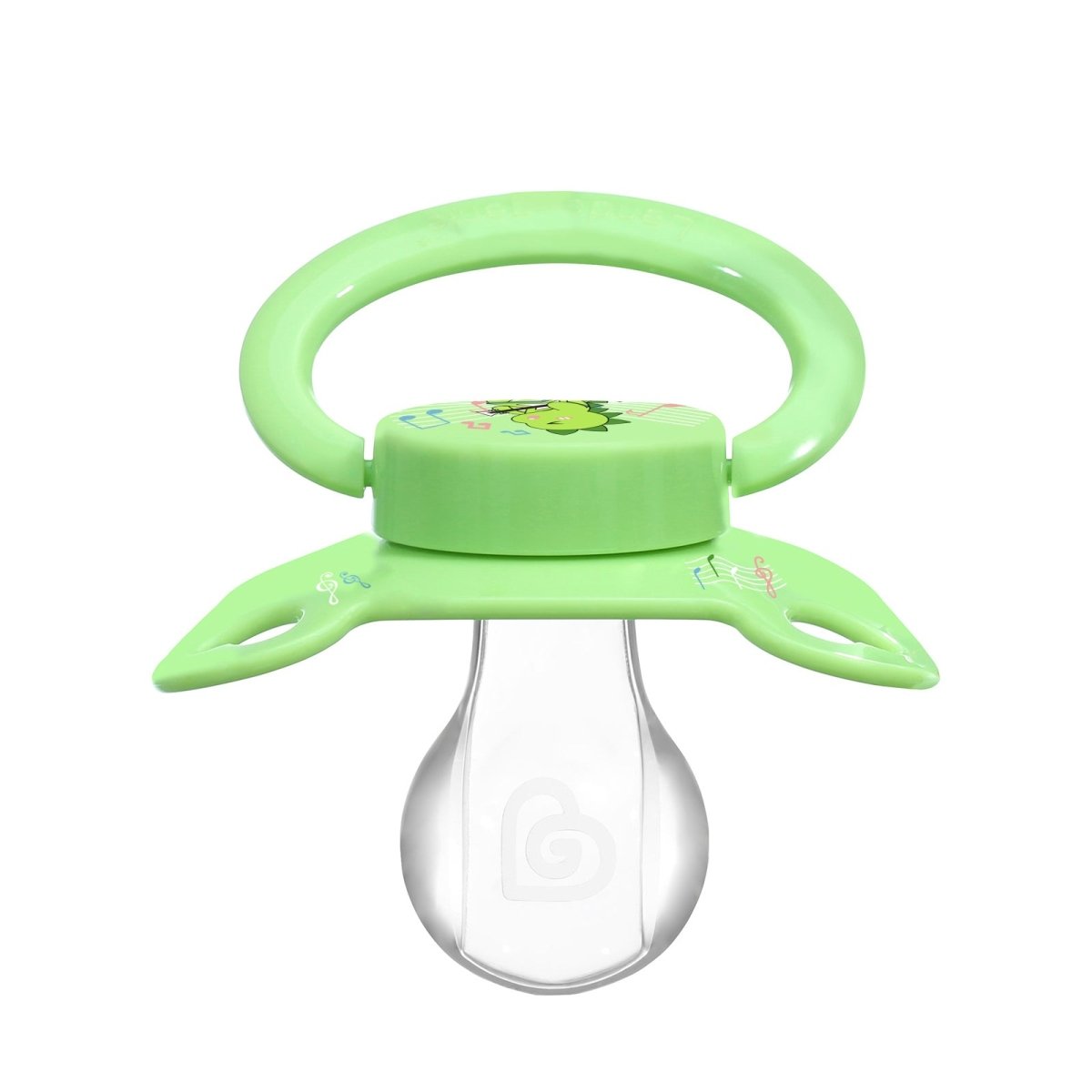Landofgenie Adult Sized Print Pacifier - Frog&Dino Paci - landofgenie